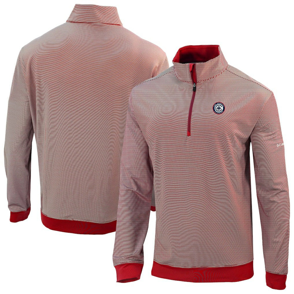 Red LA Clippers Omni-Wick Even Lie Quarter-Zip Top | NBA