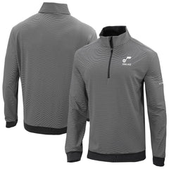 Black Utah Jazz Omni-Wick Even Lie Quarter-Zip Top | NBA