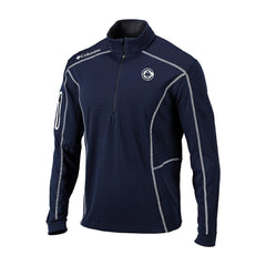 Navy LA Clippers Omni-Wick Shotgun Quarter-Zip Jacket | NBA