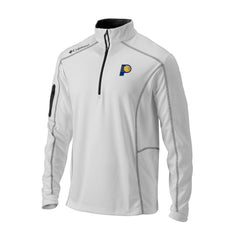 White Indiana Pacers Omni-Wick Shotgun Quarter-Zip Jacket | NBA