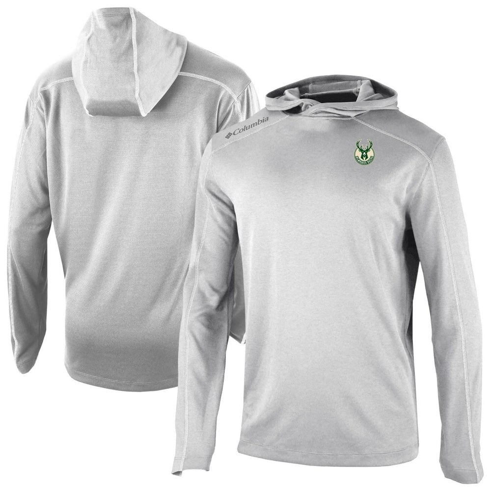 Gray Milwaukee Bucks Omni-Wick Shotgun Pullover Hoodie | NBA