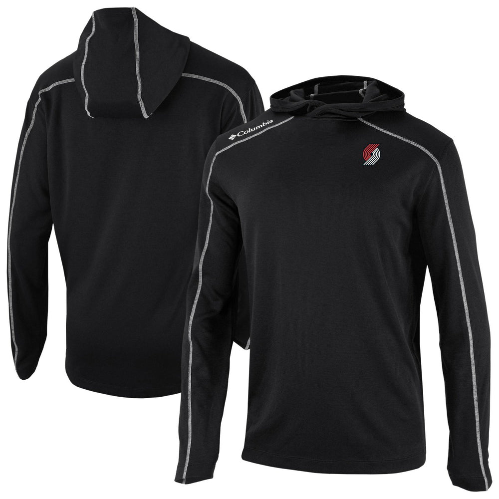 Black Portland Trail Blazers Omni-Wick Shotgun Pullover Hoodie | NBA