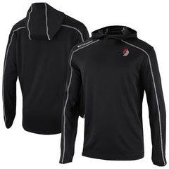 Black Portland Trail Blazers Omni-Wick Shotgun Pullover Hoodie | NBA