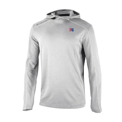 Gray Philadelphia 76ers Omni-Wick Shotgun Pullover Hoodie | NBA