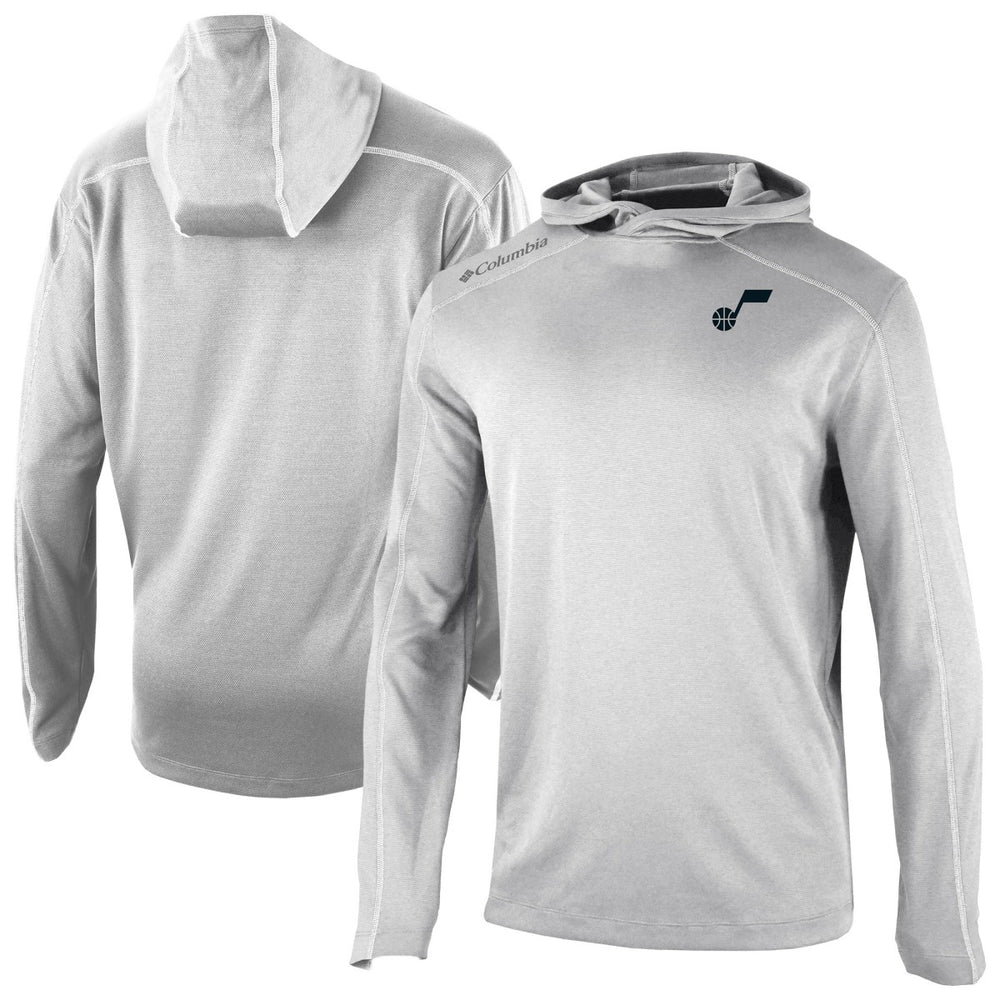 Gray Utah Jazz Omni-Wick Shotgun Pullover Hoodie | NBA