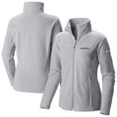 Gray Minnesota Timberwolves Women's Give & Go II Fleece Full-Zip Jacket | NBA