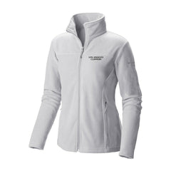 White LA Clippers Women's Give & Go II Fleece Full-Zip Jacket | NBA
