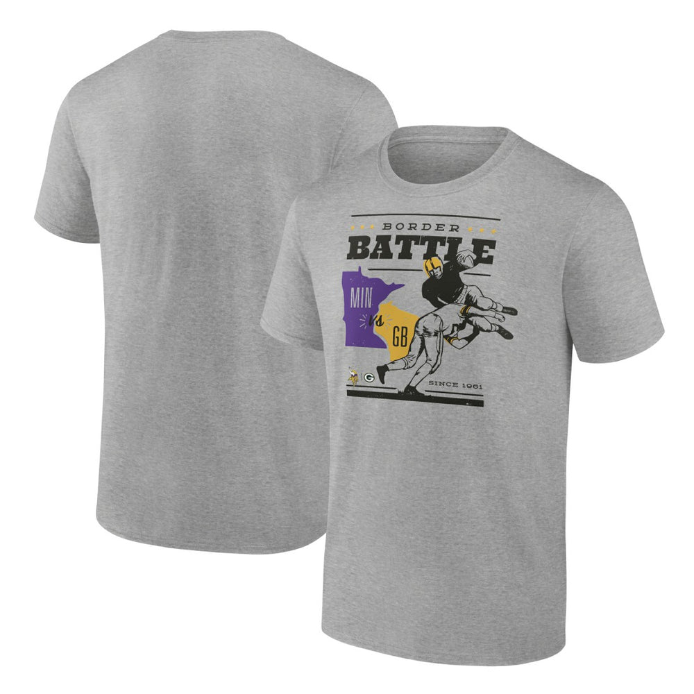 Green Bay Packers Minnesota Vikings vs. Battle Border T-Shirt | NFL US
