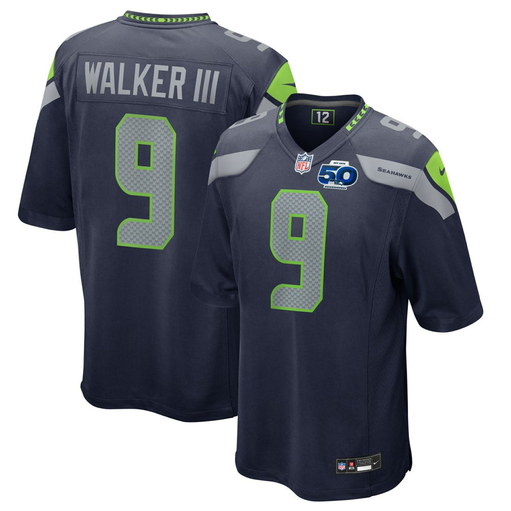 Seattle Seahawks Kenneth Walker III 50th Season Game Jersey | NFL On sale