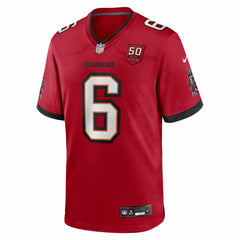 Tampa Bay Buccaneers Baker Mayfield 50th Season Team Game Jersey | NFL On sale