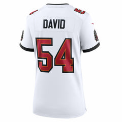 Tampa Bay Buccaneers Lavonte David Women's 50th Anniversary White Game Jersey | NFL Discount