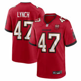Tampa Bay Buccaneers John Lynch 50th Anniversary Team Game Jersey | NFL Outlet