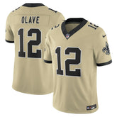 New Orleans Saints Chris Olave Gameday Golds Alternate Vapor F.U.S.E. Limited Jersey | NFL On sale