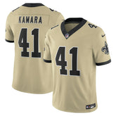 New Orleans Saints Alvin Kamara Gameday Golds Alternate Vapor F.U.S.E. Limited Jersey | NFL Discount