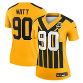 Pittsburgh Steelers T.J. Watt Women's Alternate 1933 Throwback Legend Player Performance Top | NFL Hot