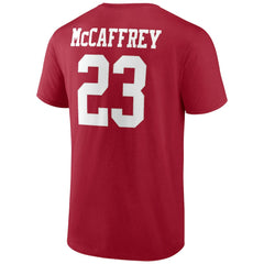 San Francisco 49ers Christian McCaffrey Player Icon T-Shirt | NFL Discount