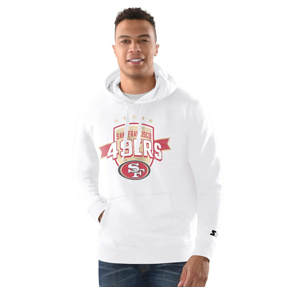 San Francisco 49ers Starter Vintage Pullover Hoodie | NFL Sale