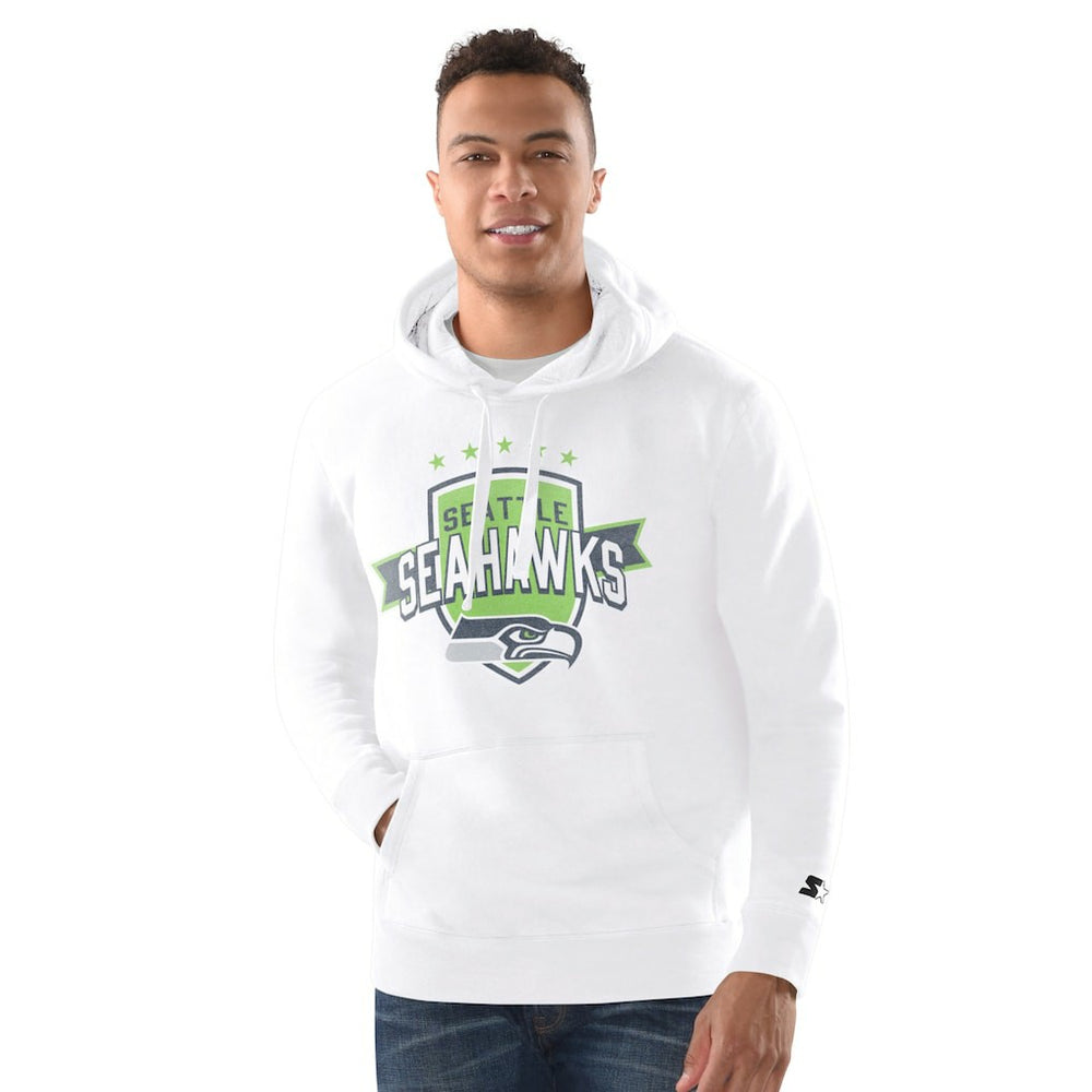 Seattle Seahawks Starter Vintage Pullover Hoodie | NFL Outlet