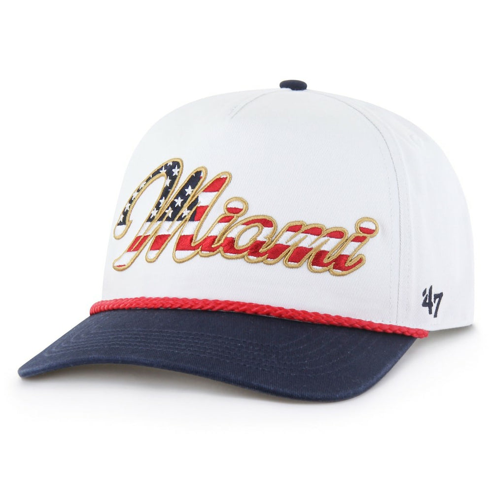 Miami Dolphins '47 Patriotic Overhand Hitch Adjustable Hat | NFL On sale