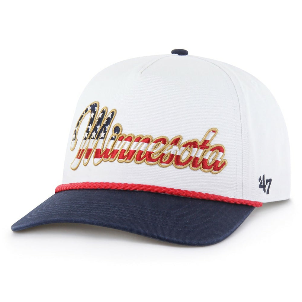Minnesota Vikings '47 Patriotic Overhand Hitch Adjustable Hat | NFL Sale