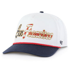 San Francisco 49ers '47 Patriotic Overhand Hitch Adjustable Hat | NFL Sale