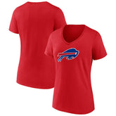 Buffalo Bills Women's Primary Logo V-Neck T-Shirt | NFL Sale