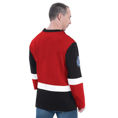Red Chicago Bulls G-III Sports by Carl Banks Adaptive Rugby Long Sleeve Top sale | NBA