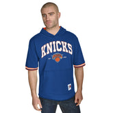Blue New York Knicks Tommy Jeans Paul French Terry Short Sleeve Pullover Hoodie | NBA