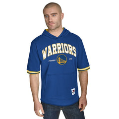 Royal Golden State Warriors Tommy Jeans Paul French Terry Short Sleeve Pullover Hoodie sale | NBA