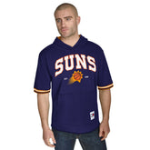 Purple Phoenix Suns Tommy Jeans Paul French Terry Short Sleeve Pullover Hoodie | NBA
