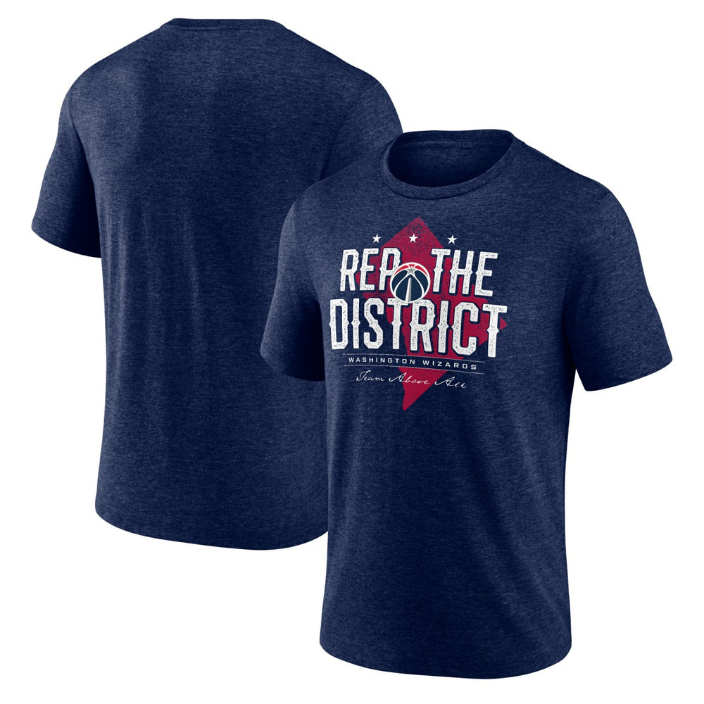 Navy Washington Wizards Huddle Tri-Blend T-Shirt | NBA
