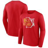 Red Atlanta Hawks Team Pride Long Sleeve T-Shirt | NBA