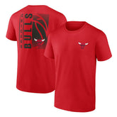 Red Chicago Bulls For the Team T-Shirt sale | NBA