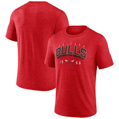 Red Chicago Bulls Backboard Tri-Blend T-Shirt sale | NBA