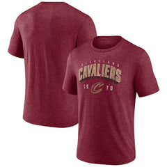 Wine Cleveland Cavaliers Backboard Tri-Blend T-Shirt sale | NBA