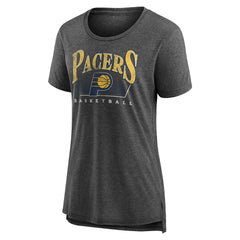 Gray Indiana Pacers Women's Selection Tri-Blend T-Shirt | NBA