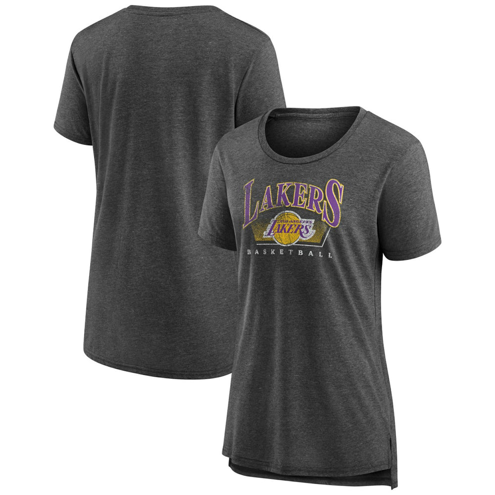 Gray Los Angeles Lakers Women's Selection Tri-Blend T-Shirt | NBA