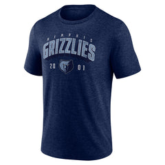 Navy Memphis Grizzlies Backboard Tri-Blend T-Shirt | NBA