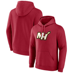 Red Miami Heat Alternate Logo Pullover Hoodie | NBA