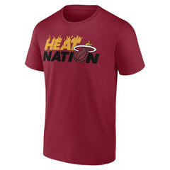 Red Miami Heat Announcer T-Shirt | NBA