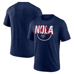 Navy New Orleans Pelicans Team Pride Tri-Blend T-Shirt | NBA