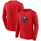Red New Orleans Pelicans Alternate Logo Long Sleeve T-Shirt | NBA