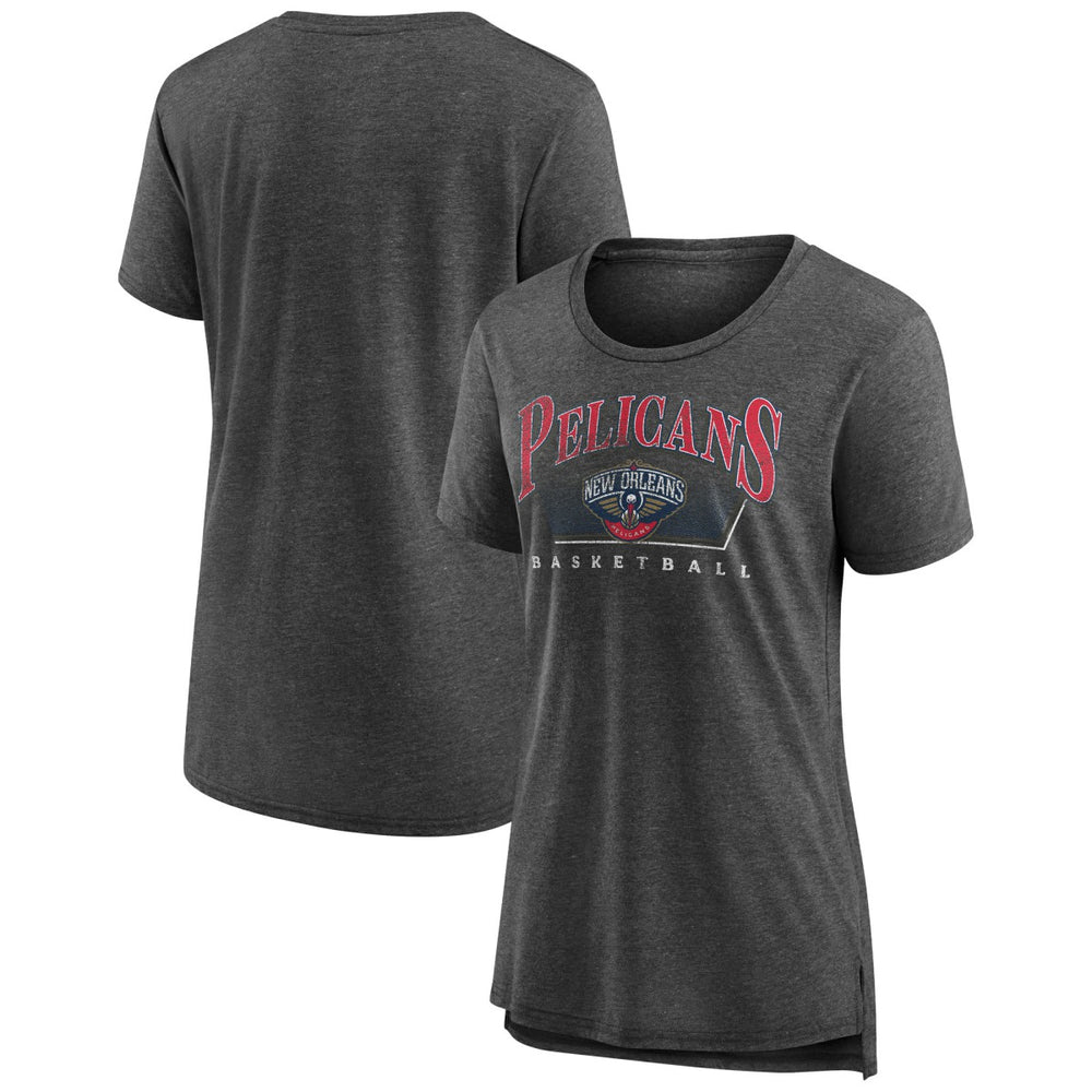 Gray New Orleans Pelicans Women's Selection Tri-Blend T-Shirt | NBA