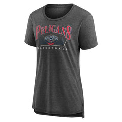 Gray New Orleans Pelicans Women's Selection Tri-Blend T-Shirt | NBA