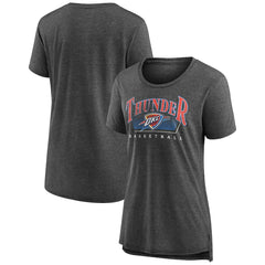 Gray Oklahoma City Thunder Women's Selection Tri-Blend T-Shirt | NBA