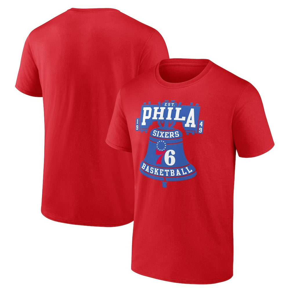 Red Philadelphia 76ers Home Town T-Shirt | NBA