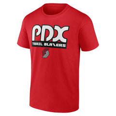 Red Portland Trail Blazers Team Pride T-Shirt | NBA