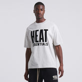 Heather Gray Miami Heat Fear of God Unisex NBA x ESSENTIALS T-Shirt | NBA