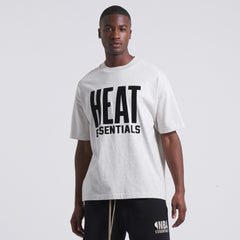 Heather Gray Miami Heat Fear of God Unisex NBA x ESSENTIALS T-Shirt | NBA