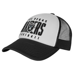 Las Vegas Raiders Youth Essentials Trucker Adjustable Hat | NFL Discount